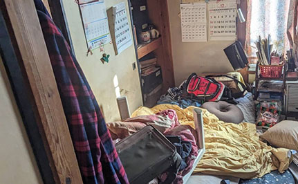 生活用品の残置物処理 作業前の写真