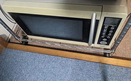 小型家電の回収 作業前の写真