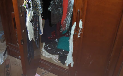 大型家具の粗大ゴミ回収 作業前の写真