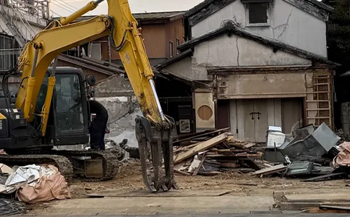建物解体工事写真