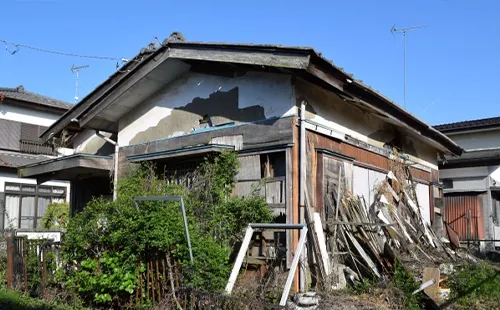 空き家解体工事写真