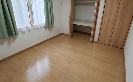 引越しに伴う不用品回収 撤去後の写真