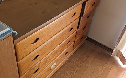 大型家具の回収 作業前の写真