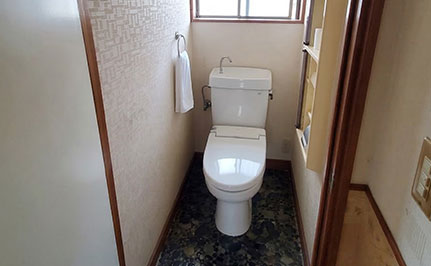 トイレクリーニング 作業後の写真