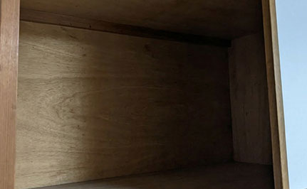 引っ越しに伴う不用品回収 撤去後の写真