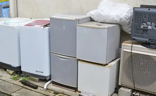 家電製品の粗大ゴミ回収写真