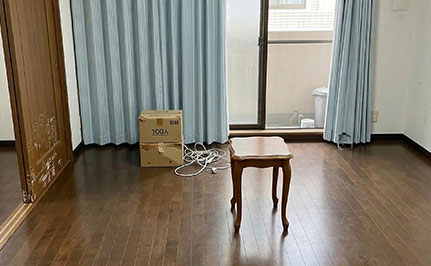 原状回復を見据えた清掃 作業後の写真